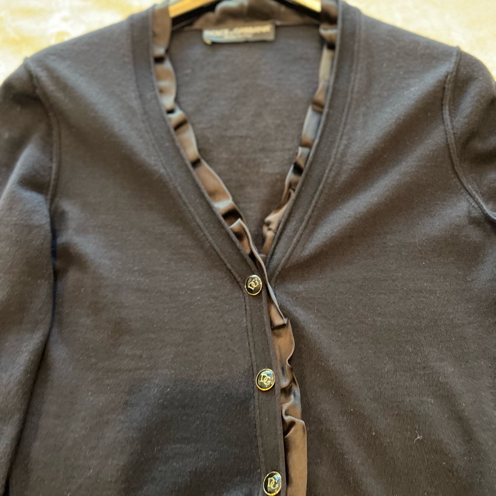 Dolce and Gabbana cardigan dark blue size 42